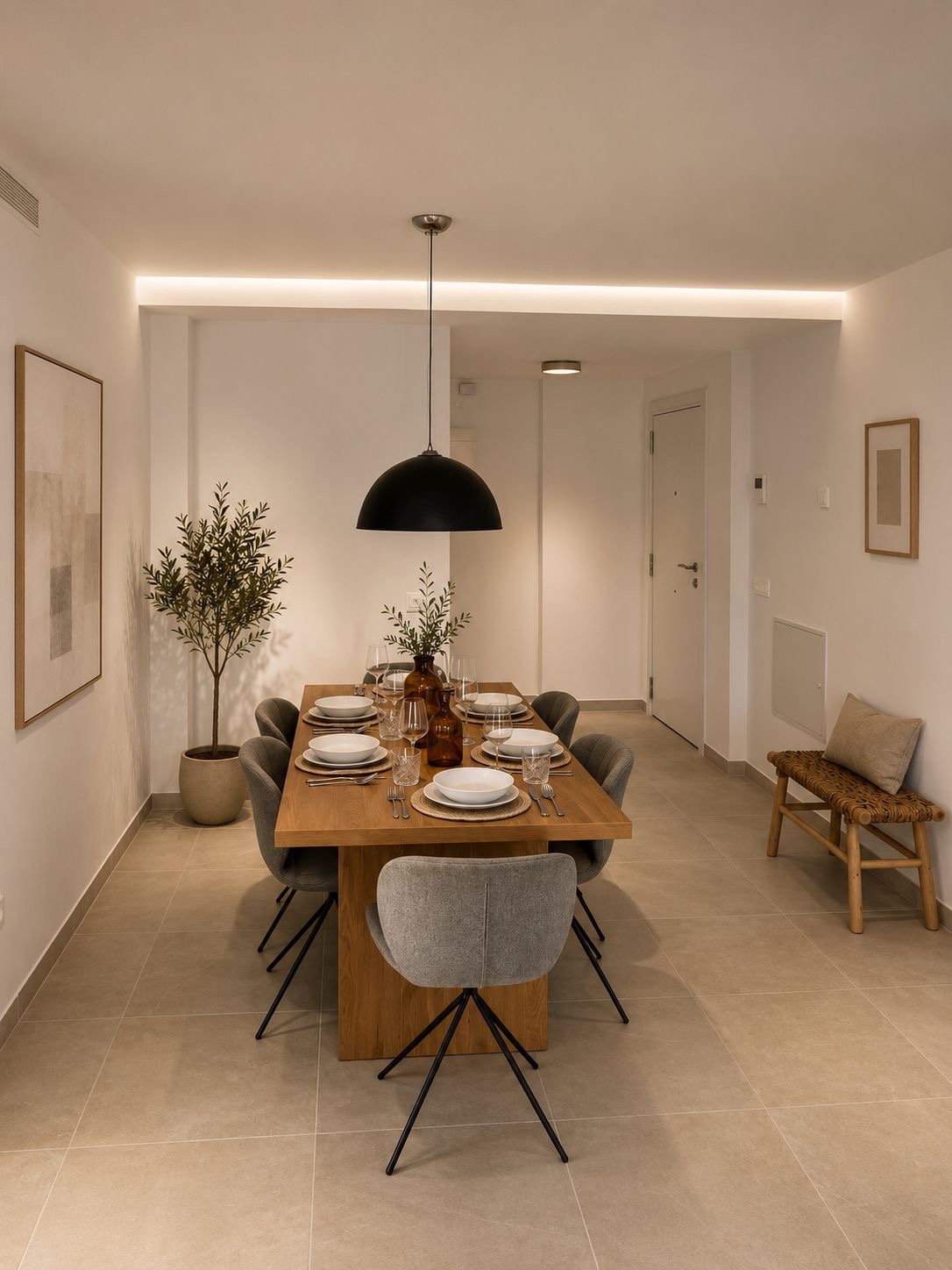 Eettafel voor zes personen