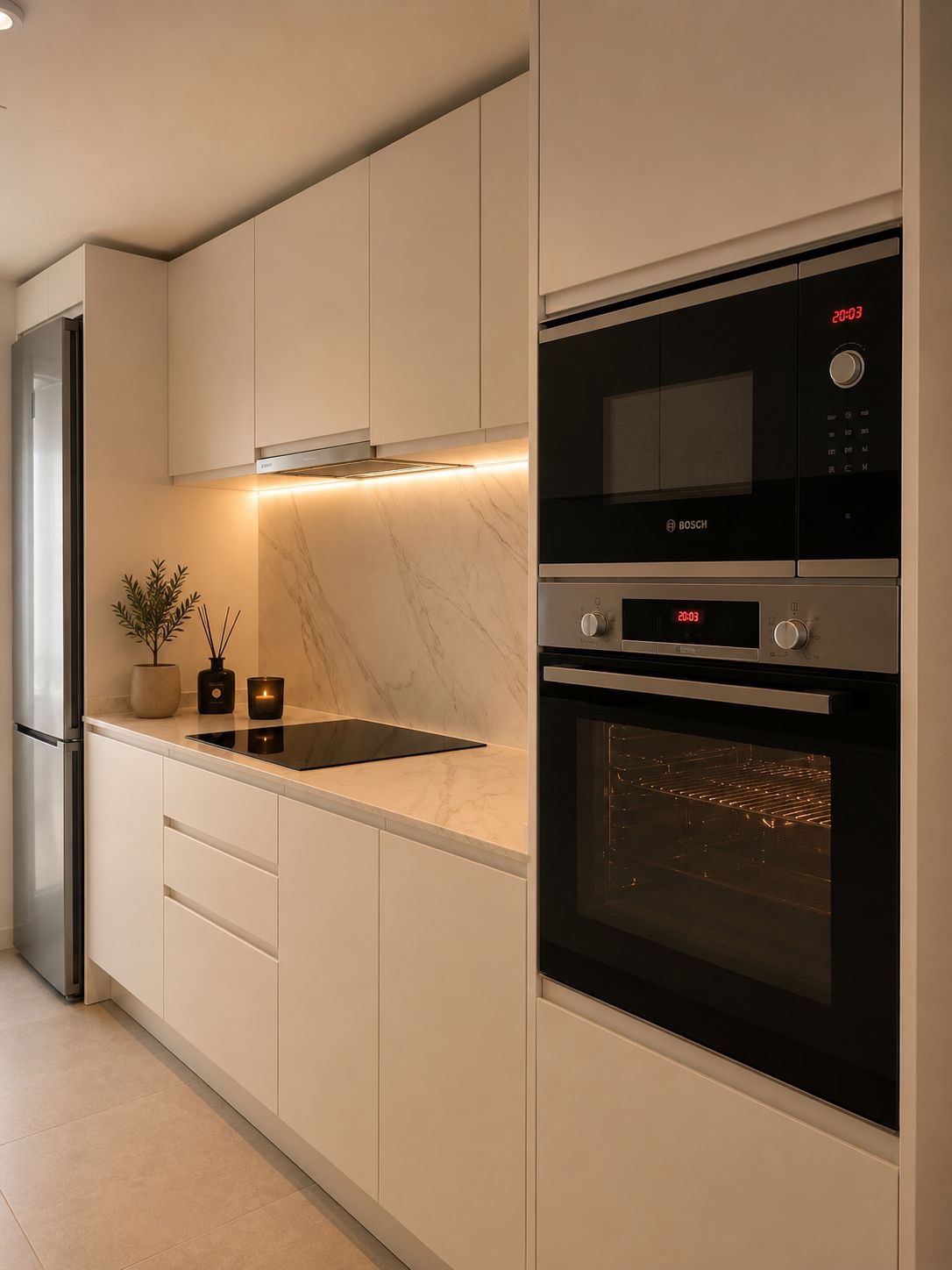 Moderne keuken met oven